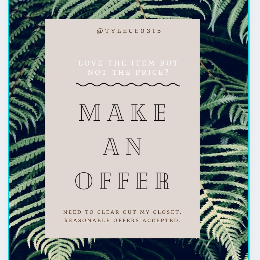 Offers are welcome ☺️